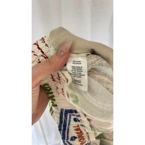 NWT Rachel‎ Zoe Paris Sao Paulo Baguette Print Wide Leg Pants Size M - Picture 10 of 10